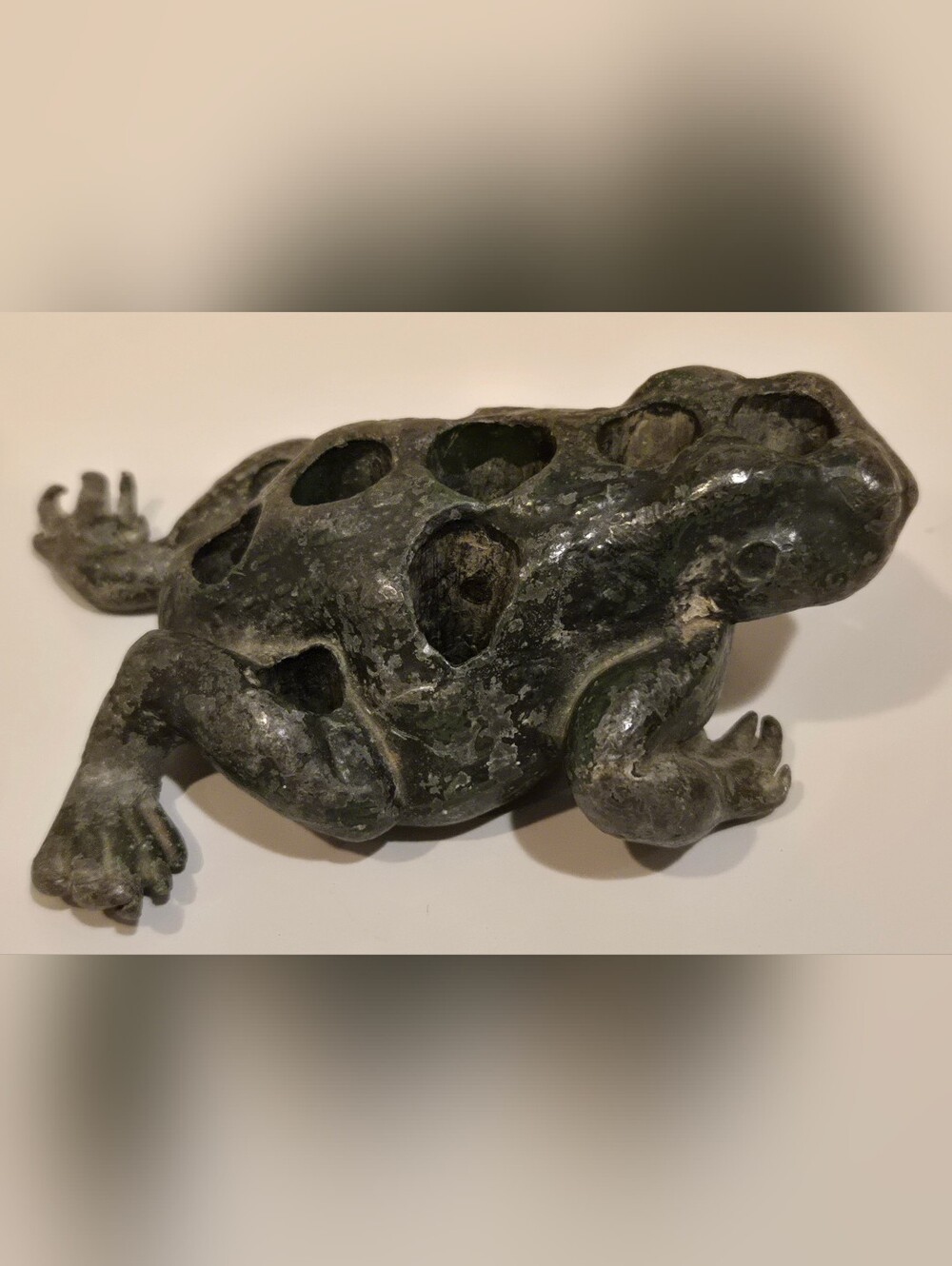 Antique Cast Iron Flower Frog